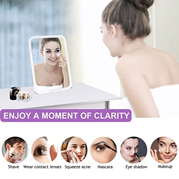 Flymiro Lighted Makeup Mirror - Portable & Rechargeable