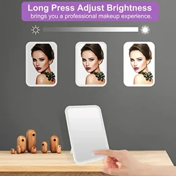 Flymiro Lighted Makeup Mirror - Portable & Rechargeable