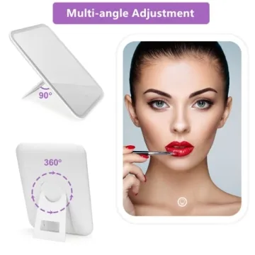 Flymiro Lighted Makeup Mirror - Portable & Rechargeable