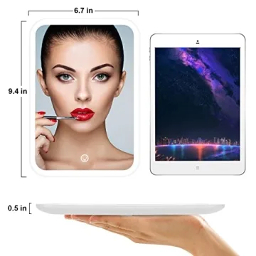 Flymiro Lighted Makeup Mirror - Portable & Rechargeable
