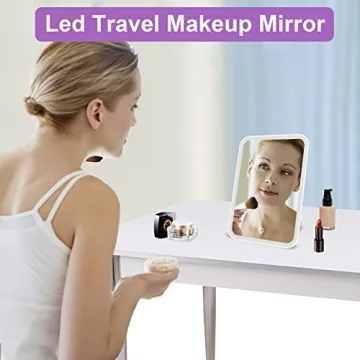 Flymiro Lighted Makeup Mirror - Portable & Rechargeable