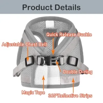 Cat Harness & Leash Set for Outdoor Safety and Comfort