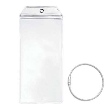 Transparent Waterproof Cruise Tags for Luggage Etag Holders