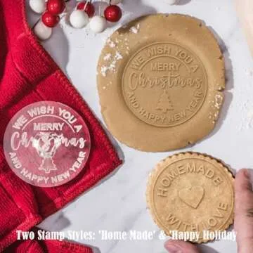 Personalized Christmas Cookie Stamp for Unique Baking