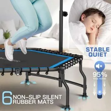 ANCHEER 50" Rebounder Trampoline for All Ages