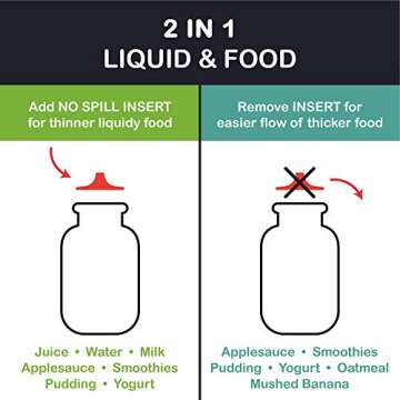 Pink 6 oz Squeasy Snacker Spill Proof Silicone Reusable Food Pouch - for Both Soft Foods and Liquids - Water, Apple Sauce, Yogurt, Smoothies, Baby Food - Dishwasher Safe