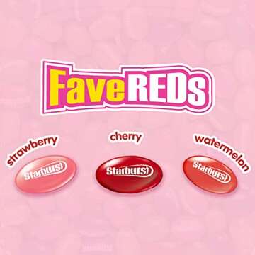 STARBURST FaveREDs Jelly Beans Easter Candy Gifts, 14 oz
