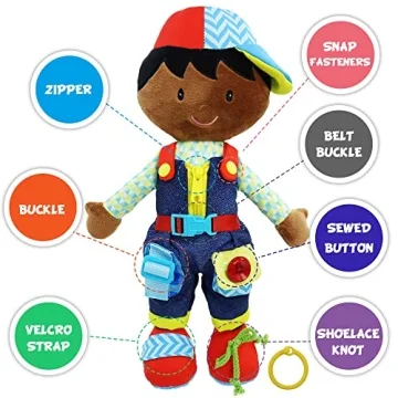 June Garden Dressy Friends Isaiah Educational Plush Doll