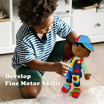 June Garden Dressy Friends Isaiah Educational Plush Doll