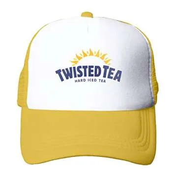 T-Wisted T-Ea Trucker Cap Light Weight Vintage Snapback Hat Retro Style Baseball Hat Casual Adjustab...