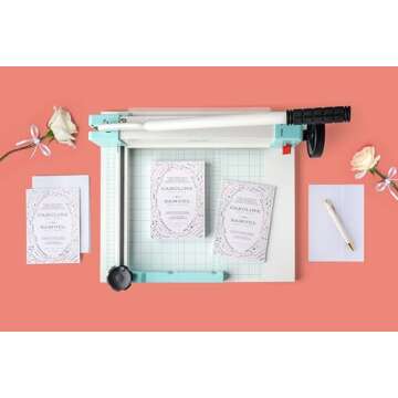 We R Makers Cinch Stack Cutter, Heavy-Duty Paper Cutter for 1” Thick Stacks, Precision Alignment, Easy Operation, Scrapbooking & Card Making Tool