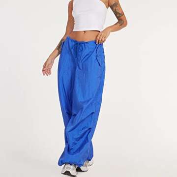 Miqil Women Baggy Cargo Pants for Trendy Casual Wear