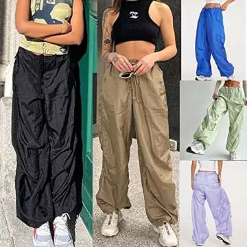 Miqil Women Baggy Cargo Pants for Trendy Casual Wear