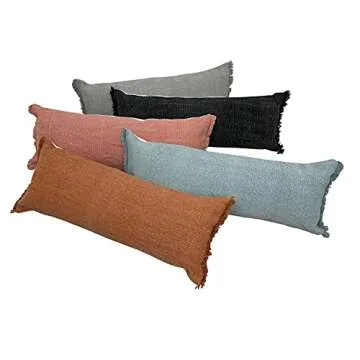 LR Home Cotton Decorative Lumbar Pillow Cover 14x36