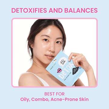 FACETORY Face Sheet Mask Bundle with 21 Facial Korean Skin Care Sheet Masks | Hydrating, Radiance Boost, Calming, Moisturizing, Balancing