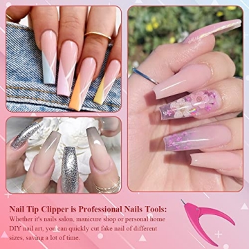 MORGLES Acrylic Nail Clippers - Professional Manicure Tool