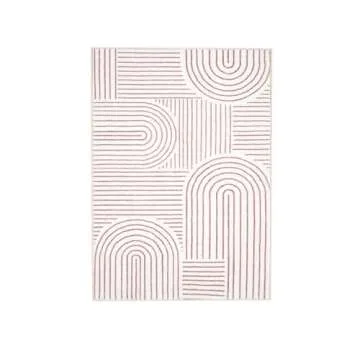 Lahome Abstract Soft Washable Area Rug for All Spaces