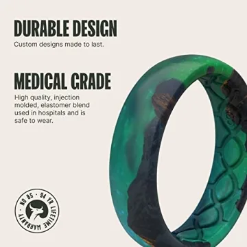 Groove Life Aspire Aurora Women's Silicone Ring - Size 9