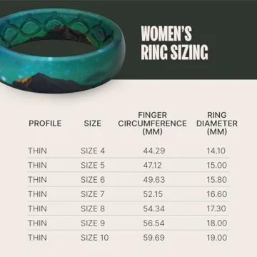 Groove Life Aspire Aurora Women's Silicone Ring - Size 9