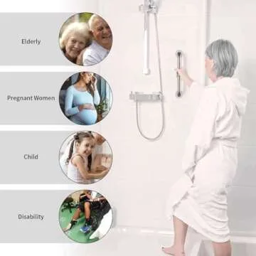 ZUEXT Elegant Stainless Steel Grab Bar for Safety and Style