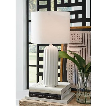 Stylish 24 Inch Ceramic Table Lamp Set by Ashley