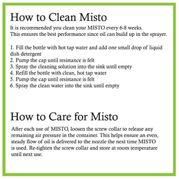 Misto Oil Sprayer: Eco-Friendly Frosted Glass Kitchen Tool