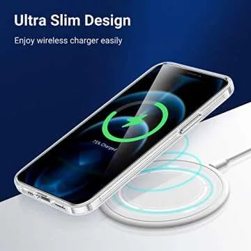 TORRAS Crystal Clear for iPhone 14 Pro Case, Ultra-Thin [Non-Yellowing] [Military Protection] Slim Fit Silicone TPU Cover for iPhone 14 Pro Phone Case, Soft, Clear, 6.1 inch