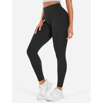 YEOREO Hidden Scrunch Workout Leggings for Women