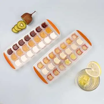 Cute Cat Shaped Ice Cube Molds - BPA Free, Easy Release, Fun!