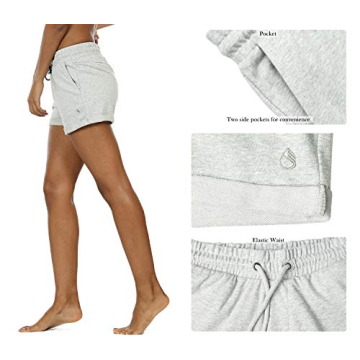 icyzone Workout Lounge Shorts for Women - Stylish Comfort