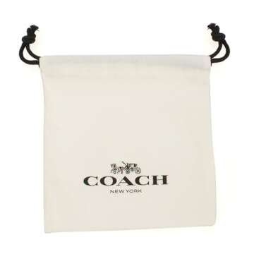 Coach Women's Gold Quilted Huggie Earrings - Elegant Style
