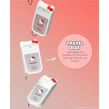 Touchland x Hello Kitty Hand Sanitizer + Mist Case
