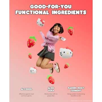 Touchland x Hello Kitty Hand Sanitizer + Mist Case