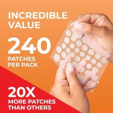PatchRx Pimple Patches - 240 Ct Hydrocolloid Acne Relief