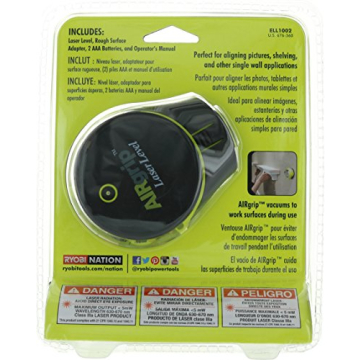 Ryobi ELL1002 Air Grip Compact Laser Level with Tripod