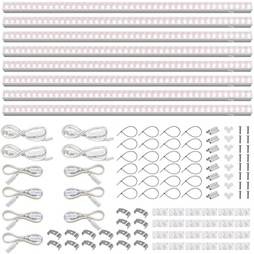 Barrina T5 Grow Lights for Indoor Plants 2ft 80W 8-Pack