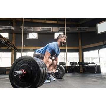 GW Tech Barbell Clamps 2 inch, Heavy Duty Exercise Collars 2" Quick Release Pair of Locking Pro Olym...