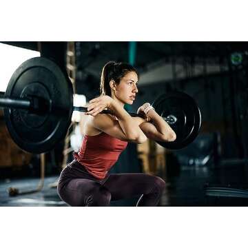 GW Tech Barbell Clamps 2 inch, Heavy Duty Exercise Collars 2" Quick Release Pair of Locking Pro Olympic Weight Bar Plate Locks Collar Clips for Workout Weightlifting Fitness Training (Black£©