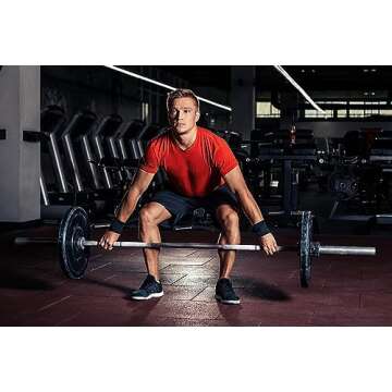 GW Tech Barbell Clamps 2 inch, Heavy Duty Exercise Collars 2" Quick Release Pair of Locking Pro Olympic Weight Bar Plate Locks Collar Clips for Workout Weightlifting Fitness Training (Black£©