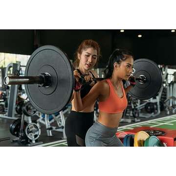 GW Tech Barbell Clamps 2 inch, Heavy Duty Exercise Collars 2" Quick Release Pair of Locking Pro Olympic Weight Bar Plate Locks Collar Clips for Workout Weightlifting Fitness Training (Black£©