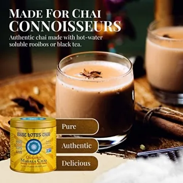 Blue Lotus Golden Masala Chai - 100 Cups of Authentic Flavor