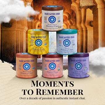 Blue Lotus Golden Masala Chai - 100 Cups of Authentic Flavor