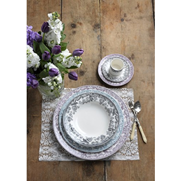 Spode Delamere Dinner Plate Set, Classic Elegance for Dining