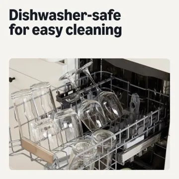 Amazon Basics Stemless Red Wine Glass Set - 18 oz