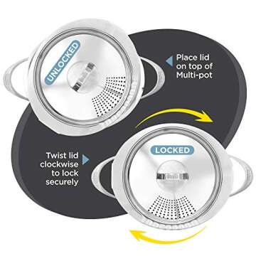 Bialetti 6 Quart Pasta Pot with Strainer Lid