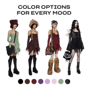 Dolls Kill F is for Fairies Handkerchief Dress by Current Mood - Off-Shoulder, Custom Fit Dress, Perfect for Fairycore Fashion - Green, Small