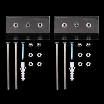 BUIYLV Skateboard Hanger 2PCS Wall Mount Deck Rack for Display and Storage