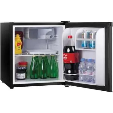 Compact Single Door Mini Fridge - Efficient & Quiet Cooling