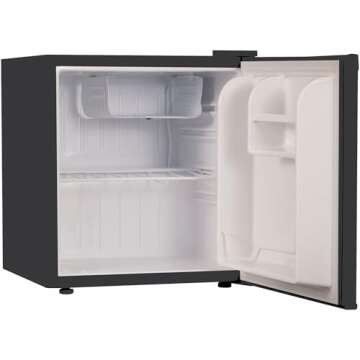 Compact Single Door Mini Fridge - Efficient & Quiet Cooling