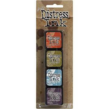 Ranger Distress Mini Ink Kit for Vibrant Crafting